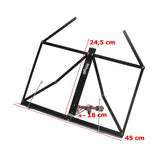 Stagg MUS-A1BK Collapsible Desktop Metal Music Stand — Black 6