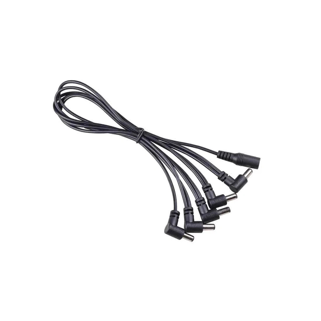 Mooer PDC-5A Daisy Chain Power Cable, Angled — Powers Up To 5 Guitar Effects Pedals 1