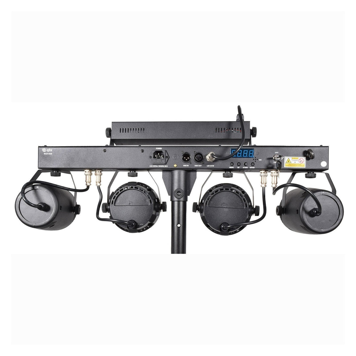 QTX Multi-Bar LED 5-in-1 Multi-Effects T-Bar With Tripod Stand 3