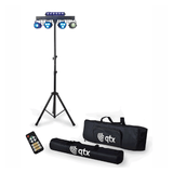 QTX Multi-Bar LED 5-in-1 Multi-Effects T-Bar With Tripod Stand 1