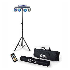 QTX Multi-Bar LED 5-in-1 Multi-Effects T-Bar With Tripod Stand 1