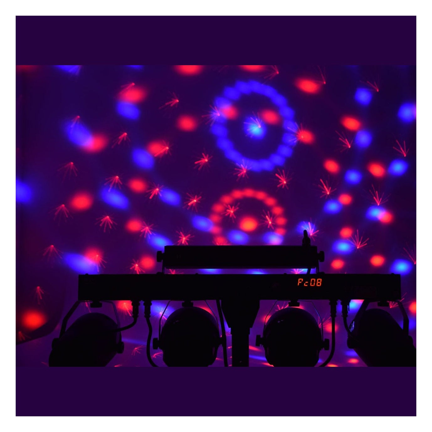 QTX Multi-Bar LED 5-in-1 Multi-Effects T-Bar With Tripod Stand 6