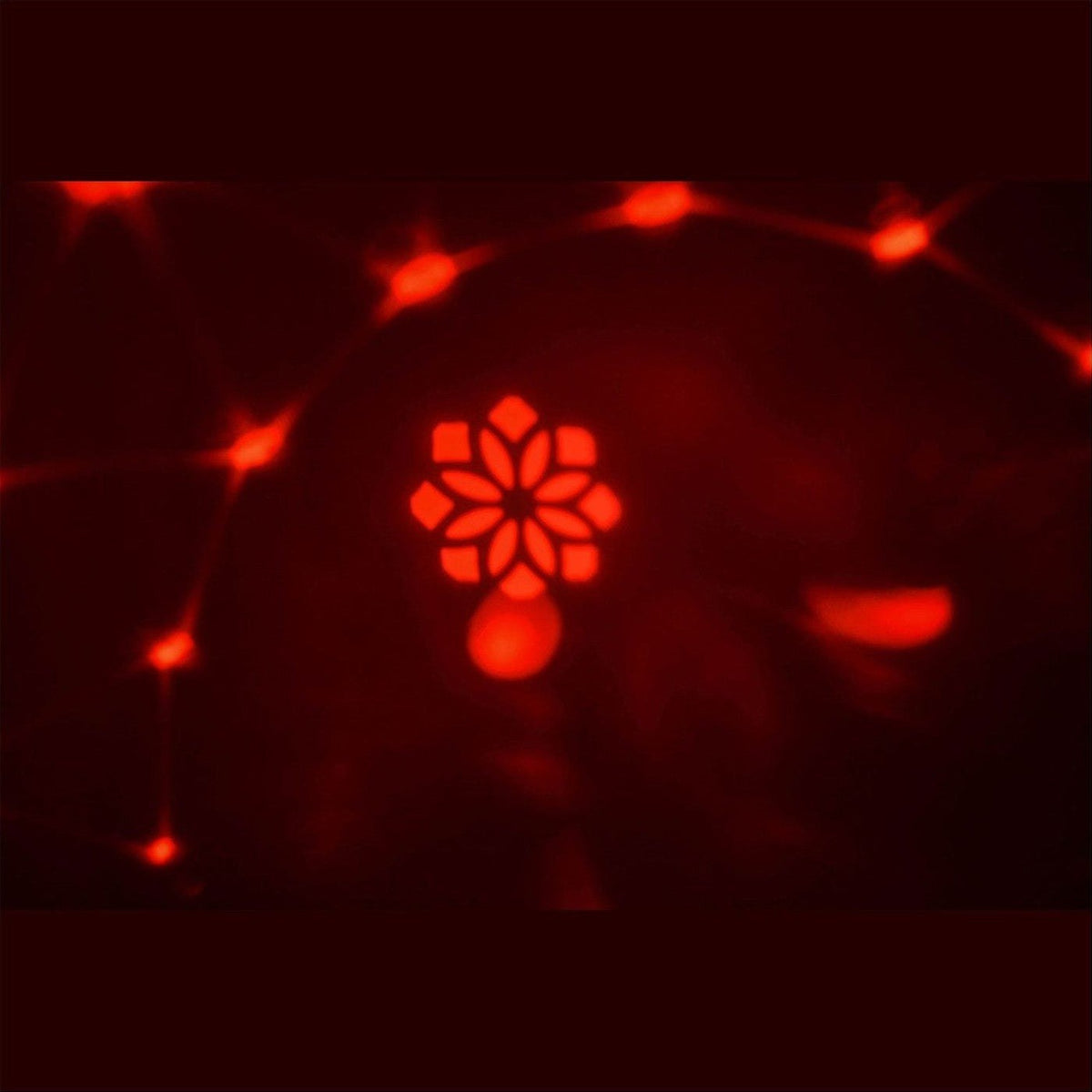 QTX Crystal Blaze Tabletop LED Light Effect with Gobos 5
