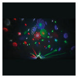 QTX Crystal Blaze Tabletop LED Light Effect with Gobos 6