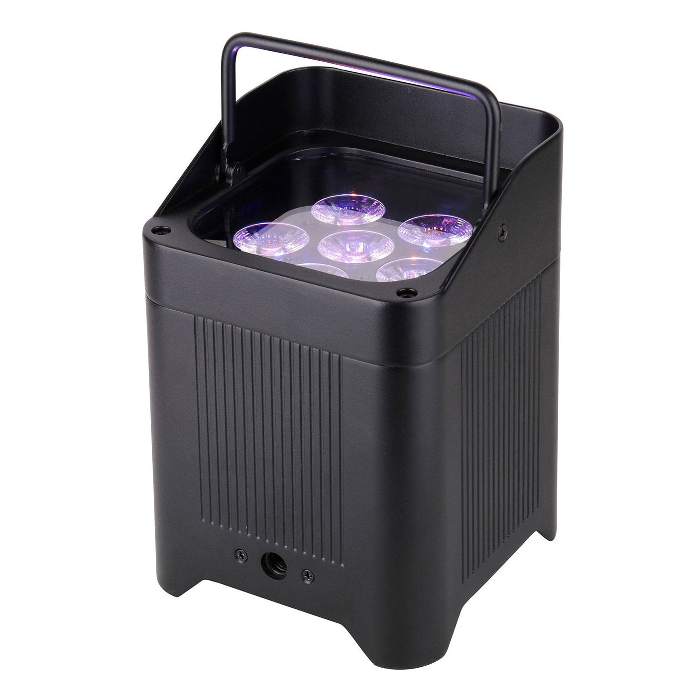Citronic ViPAR: 6x18W Smart Rechargeable RGBWA/UV PAR Uplighter 1
