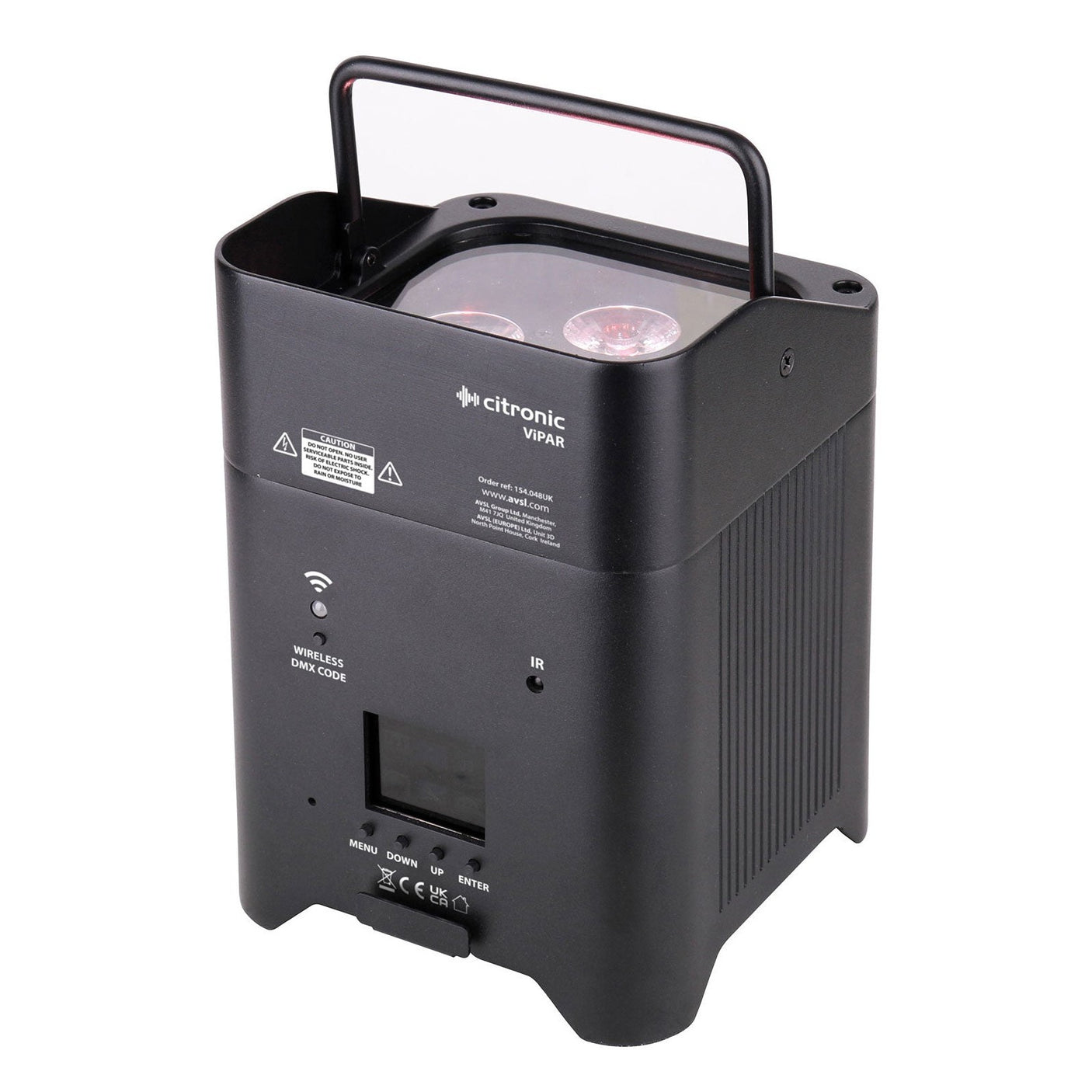 Citronic ViPAR: 6x18W Smart Rechargeable RGBWA/UV PAR Uplighter 3