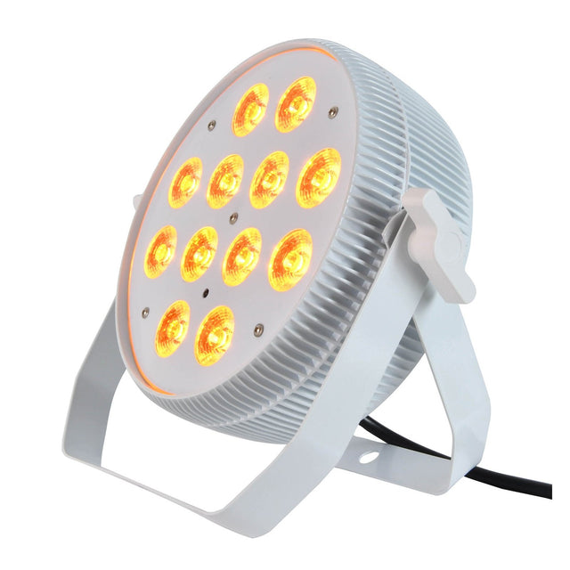 Citronic MagicPAR-80 Fanless PAR Can with 12x12 RGBWA+UV LEDs White 1