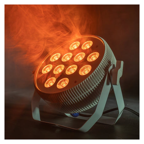 Citronic MagicPAR-80 Fanless PAR Can with 12x12 RGBWA+UV LEDs White 7
