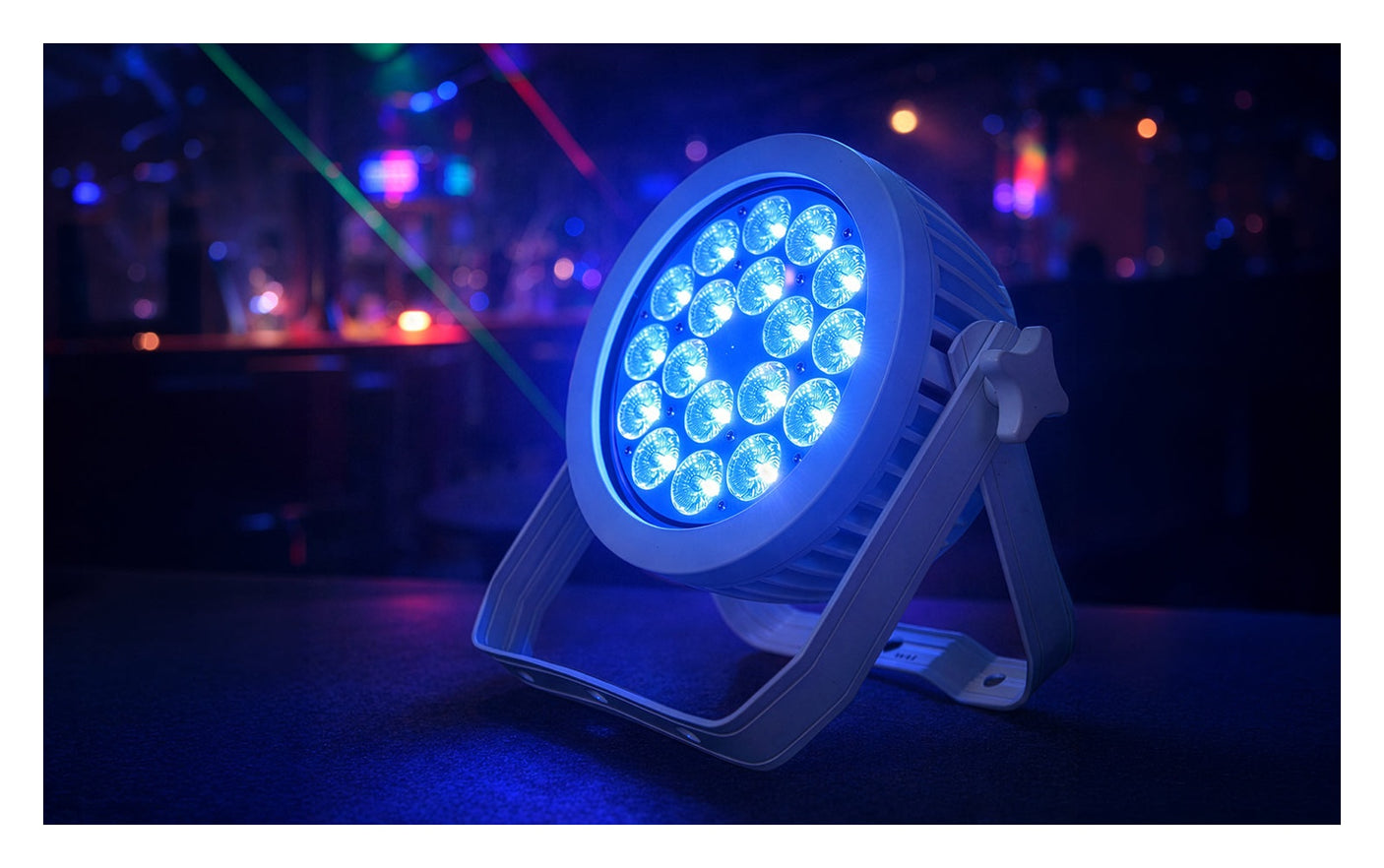 Citronic MagicPAR-220 Fanless PAR Can with 18x12 RGBWA+UV LEDs White 6