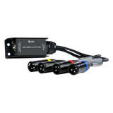 QTX RJ45 to DMX Multicore Adaptor – 4 x 3-Pin Male XLR Tails 3