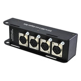 QTX RJ45 to DMX Multicore Adaptor Box – 4 x 3-Pin Male XLR Sockets 1