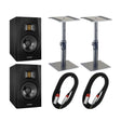 ADAM Audio T5V 5" Active Studio Monitors Pair with Desktop Stands and Cables 1