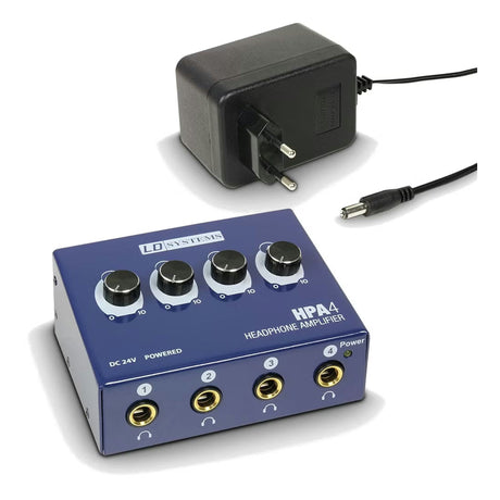 LD Systems HPA4 - 4-Channel Headphone Amplifier 3