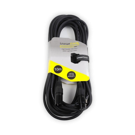 StageCore 10m DMX Cable 3-Pin XLR Male to Female - Black 1