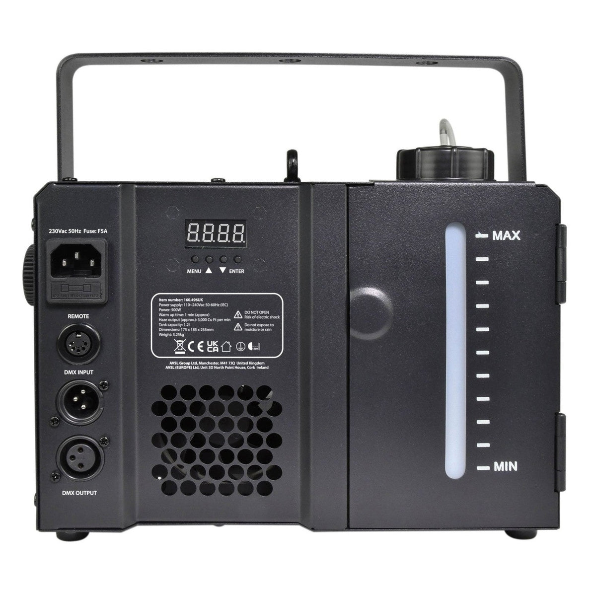 QTX Zephyr-500 - 500W Compact Haze Machine 2