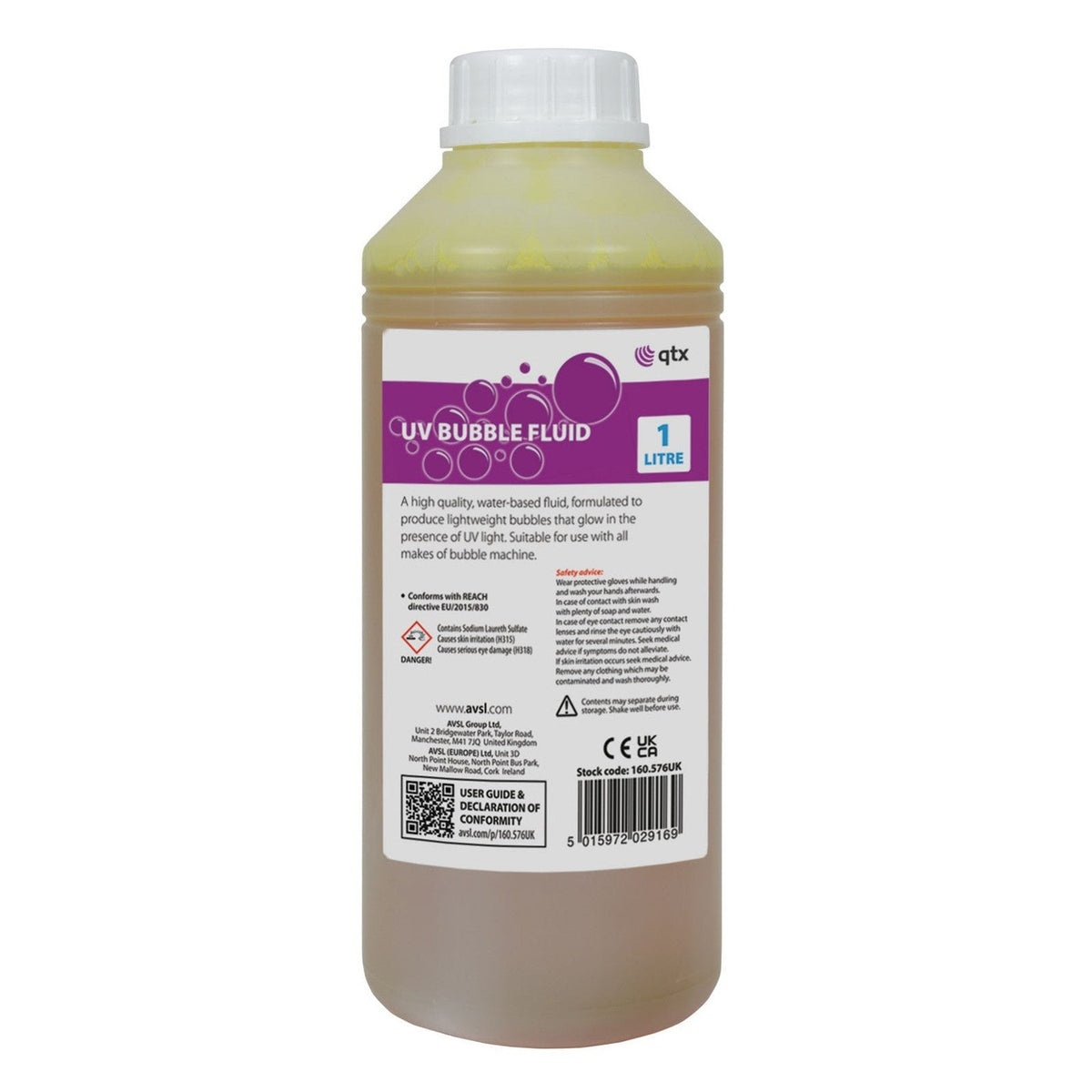 QTX UV Bubble Fluid – 1 Litre 1