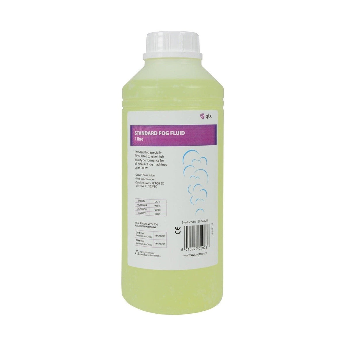 QTX Standard Light Density Fog/Smoke Fluid - 1 Litre 1