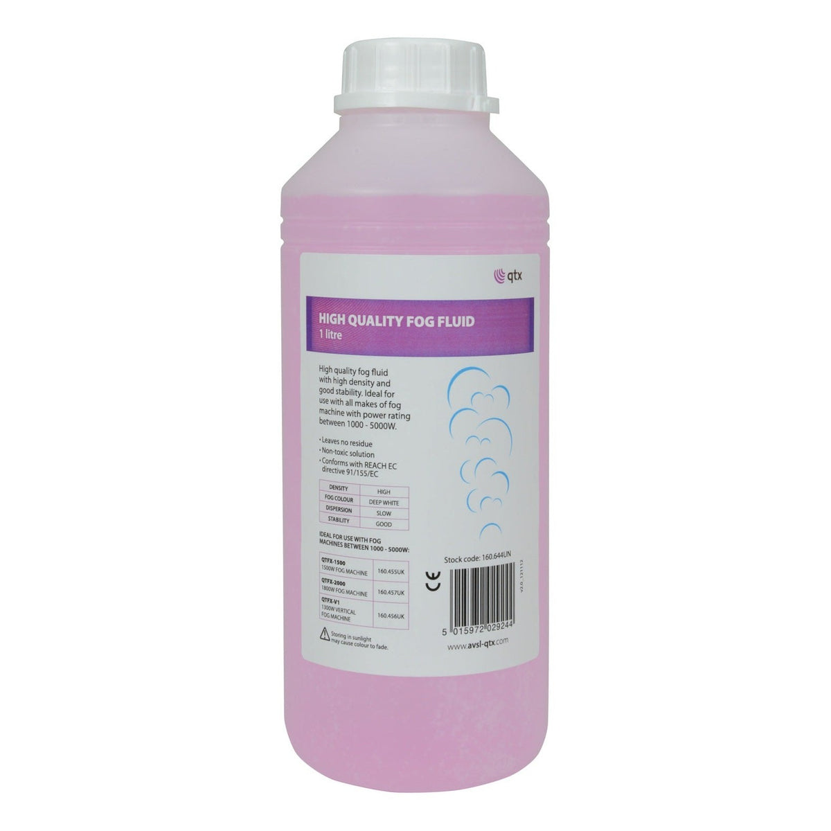 QTX High Quality High Density Fog/Smoke Fluid - 1 Litre 1