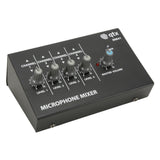 QTX MM41 4 Channel Mini Microphone Mixer 1
