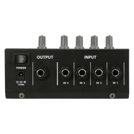 QTX MM41 4 Channel Mini Microphone Mixer 4