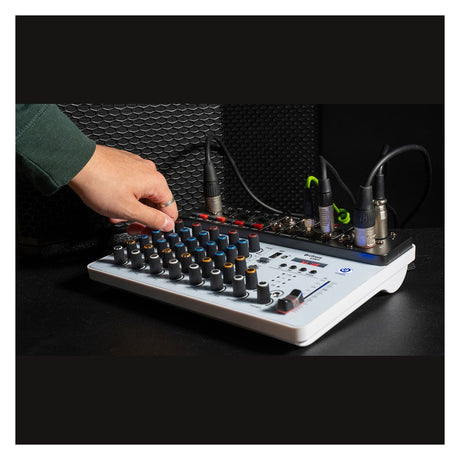 Citronic Q-PAD-8 Compact Mixer with USB/BT and Audio Interface 4