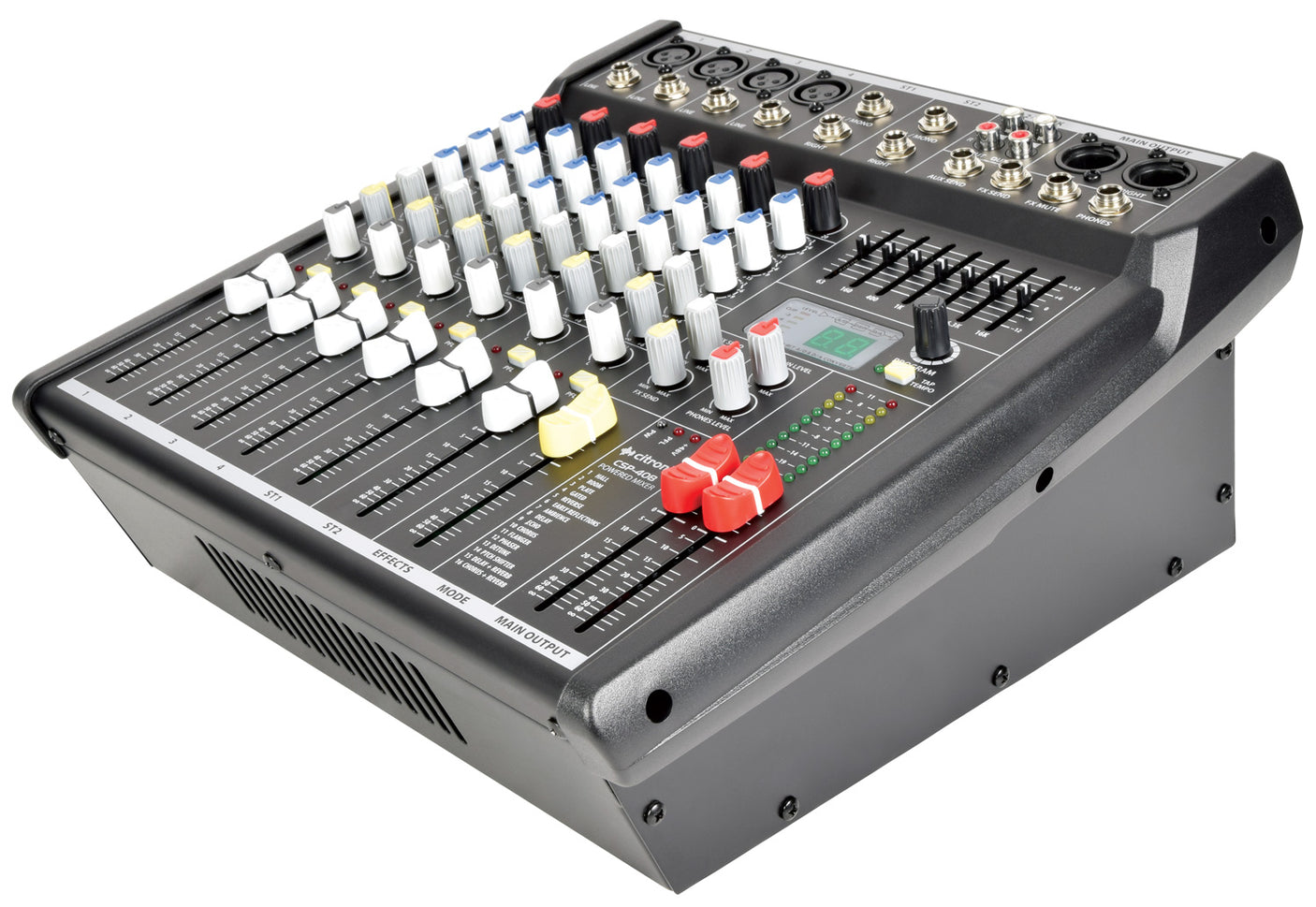 Citronic CSP-408 2 x 200W 8-Input Powered Mixer With DSP Effects 3