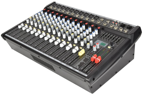 Citronic CSP-714 2 x 350W 14-Input Powered Mixer With DSP Effects 3