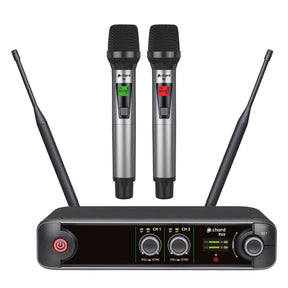 Chord XU2 Dual Handheld UHF Wireless Microphone System 1