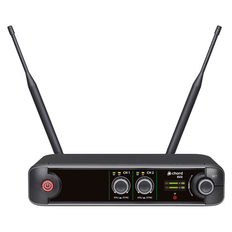 Chord XU2 Dual Handheld UHF Wireless Microphone System 2