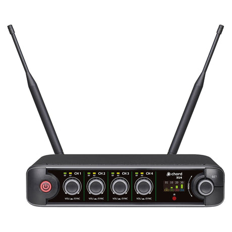 Chord XU4 Quad Handheld UHF Wireless Microphone System 3