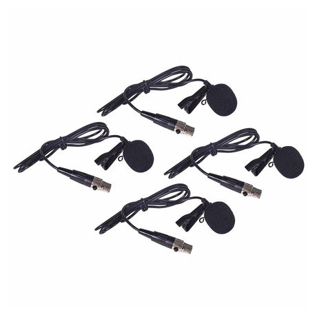 Chord XU4 Quad Lavalier/Headset UHF Wireless Microphone System 5