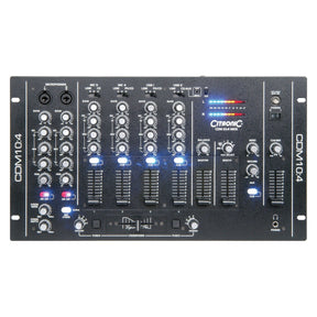 Citronic CDM10:4 MK5 4-Channel 19" USB DJ Mixer 1