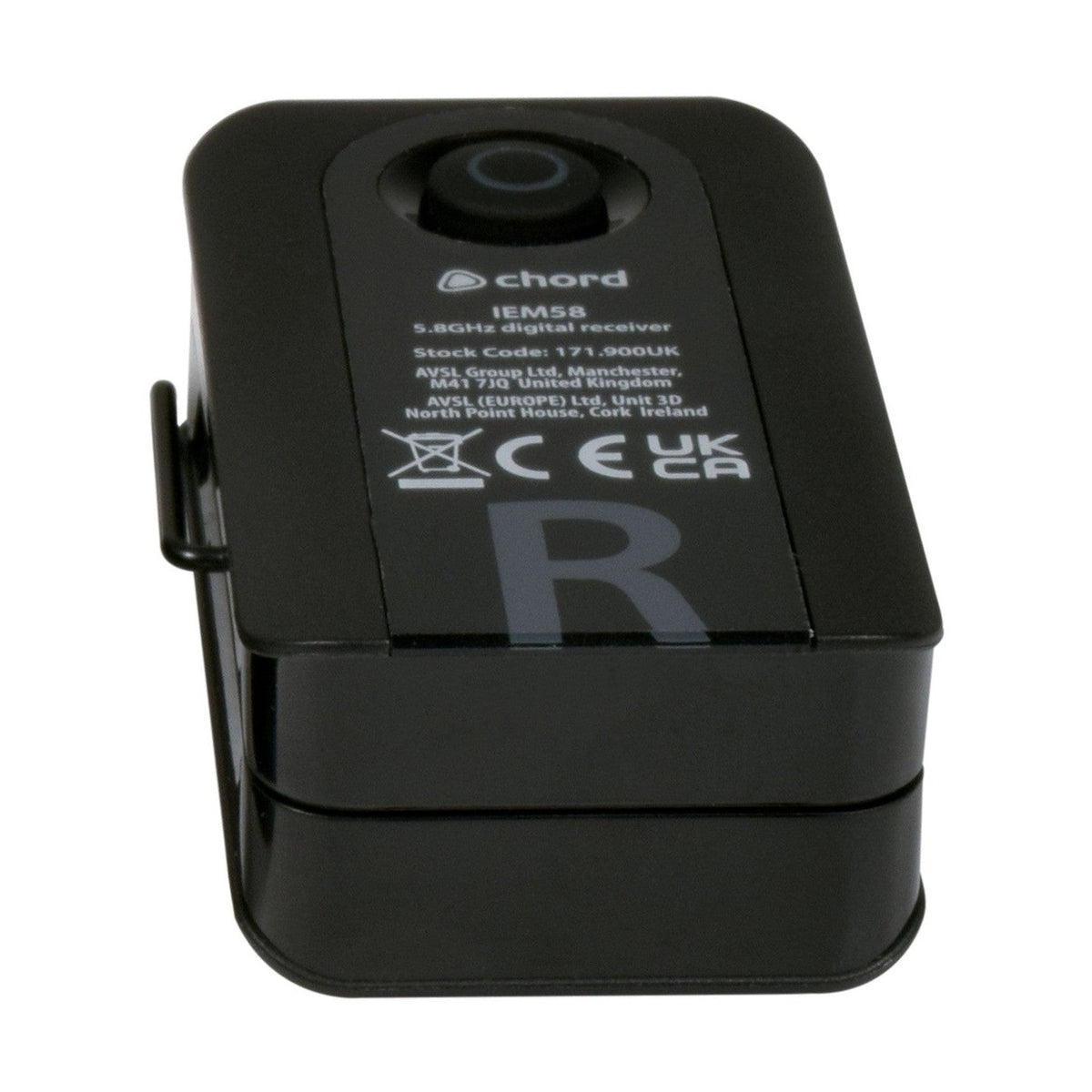 Chord RX-IEM58 Spare Receiver for IEM-58 In-Ear Monitoring System 1