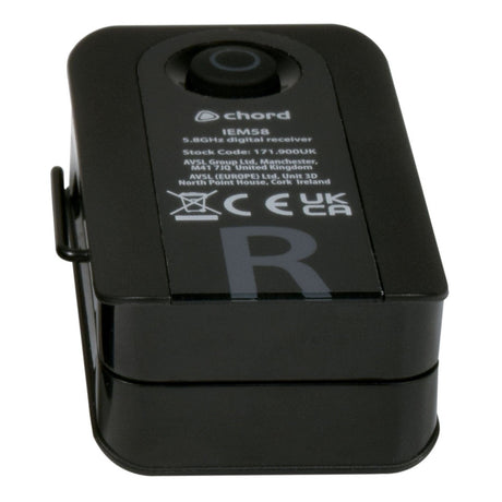 Chord RX-IEM58 Spare Receiver for IEM-58 In-Ear Monitoring System 1