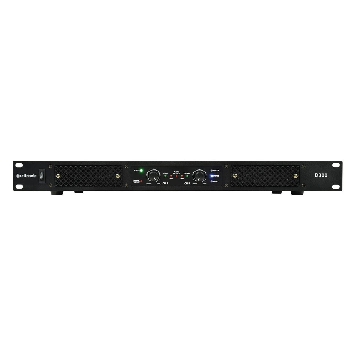 Citronic D300 2 x 150W Class-D Power Amplifier 4-8 Ohms 1