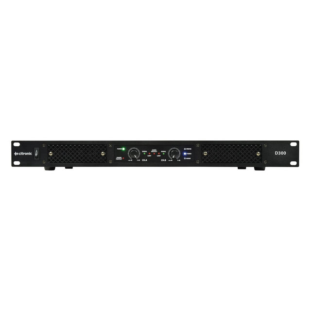Citronic D300 2 x 150W Class-D Power Amplifier 4-8 Ohms 1