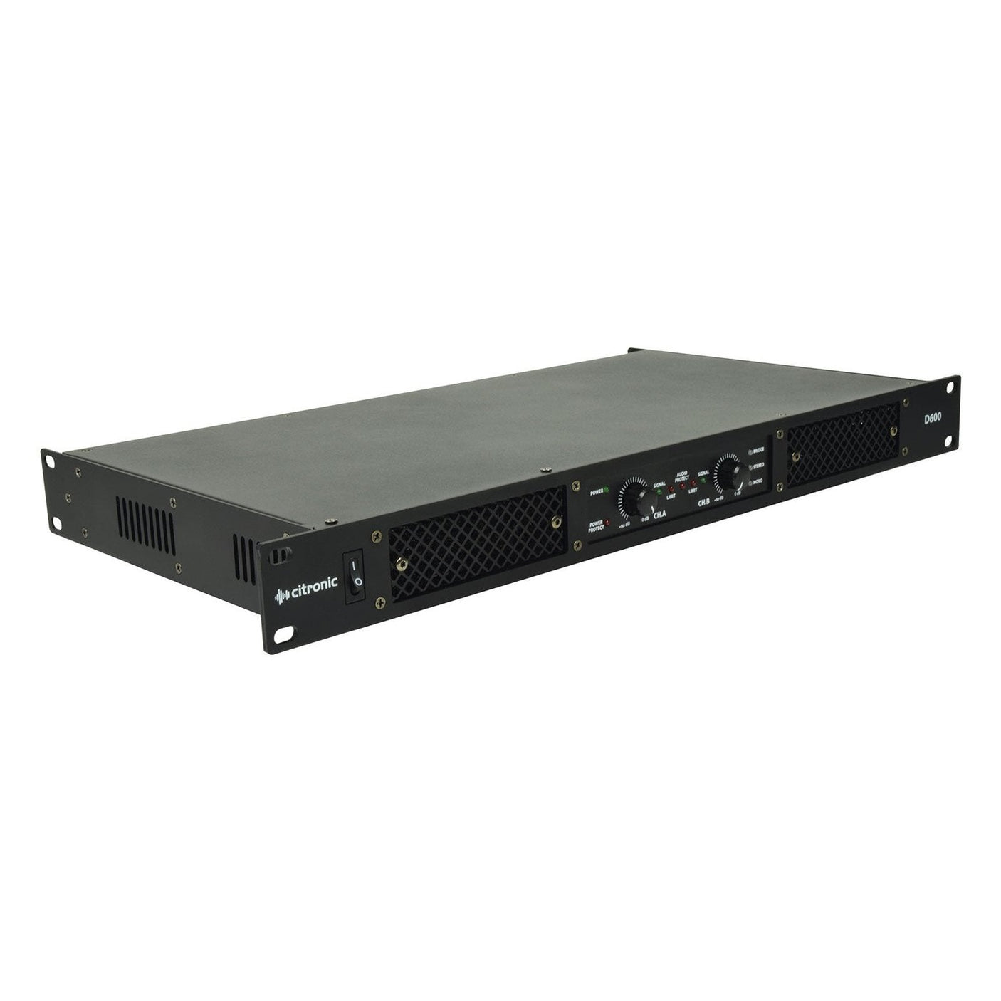 Citronic D600 2 x 300W Class-D Power Amplifier 4-8 Ohms