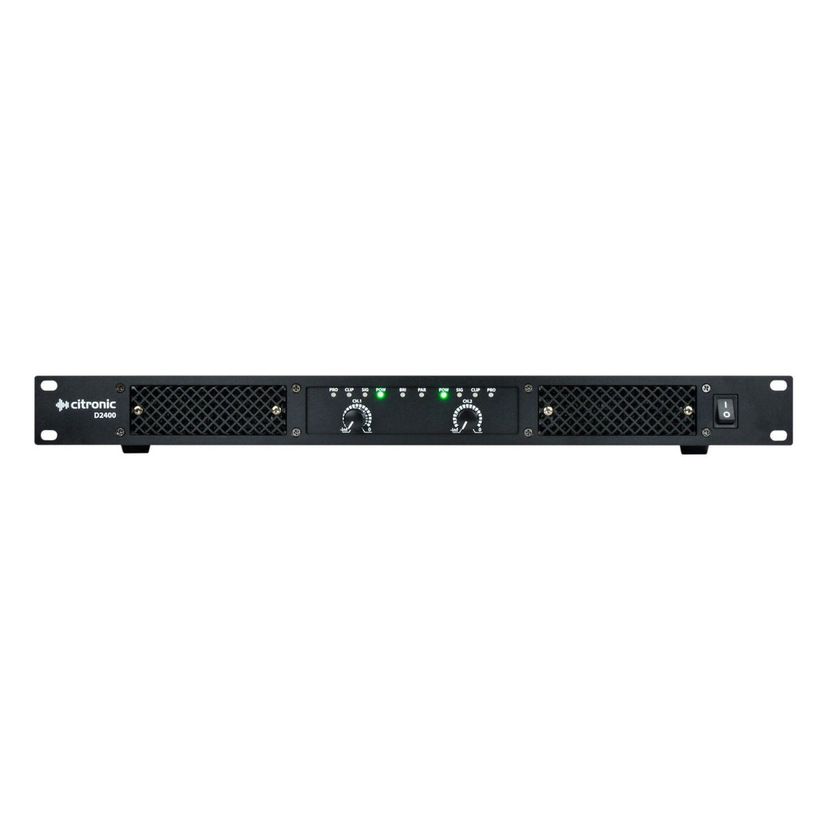 Citronic D2400 2 x 1200W Class-D Power Amplifier 4-8 Ohms 1