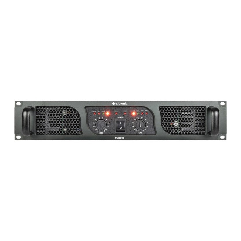 Citronic PLX2000 2-Channel Power Amplifier - 2 x 1000W @ 2Ω 1