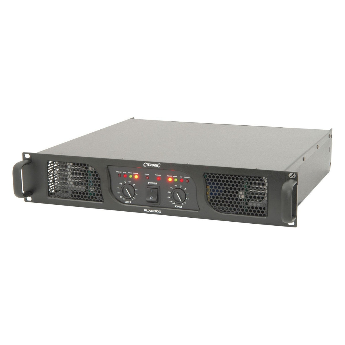 Citronic PLX2800 2-Channel Power Amplifier - 2 x 1400W @ 2Ω 3