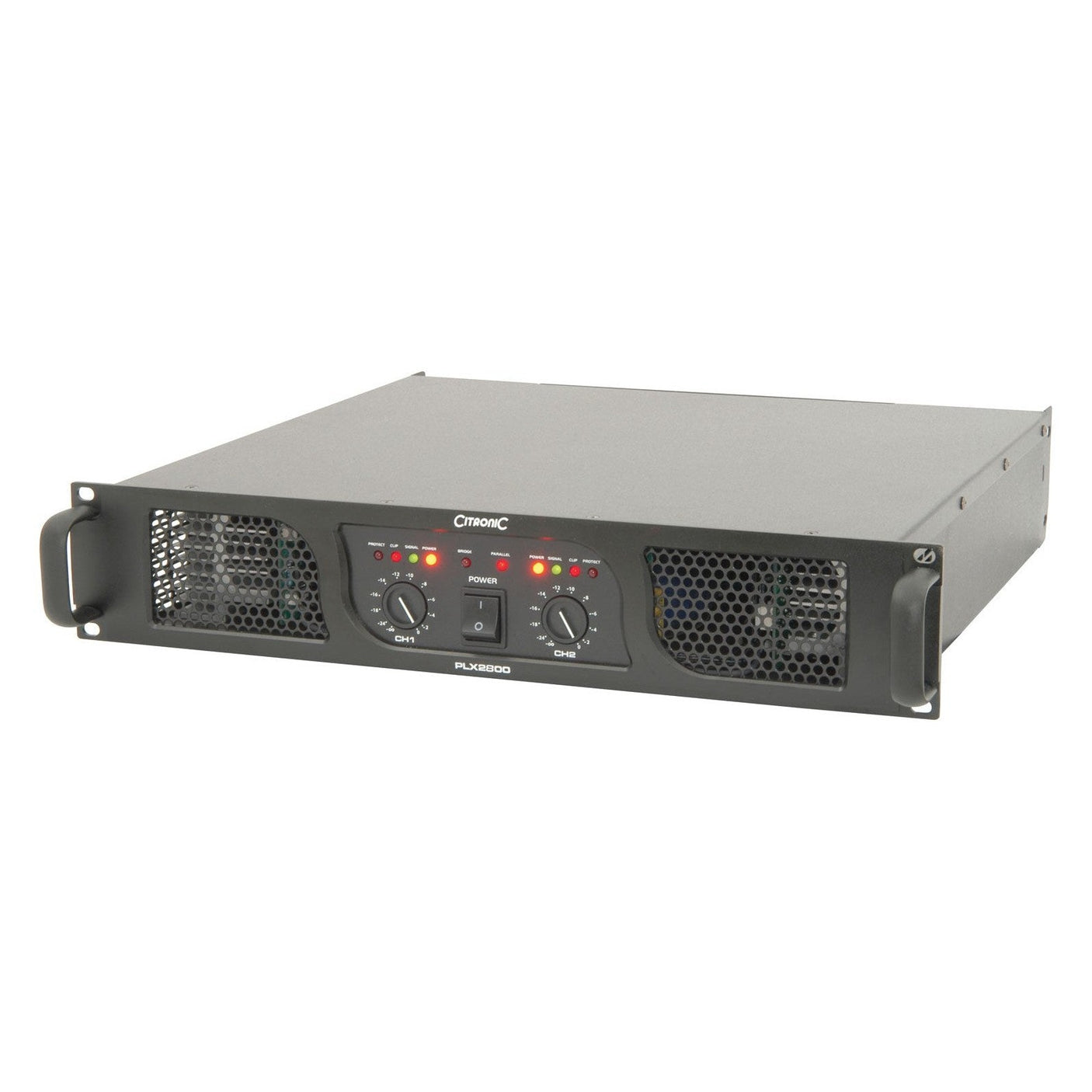 Citronic PLX2800 2-Channel Power Amplifier - 2 x 1400W @ 2Ω 3