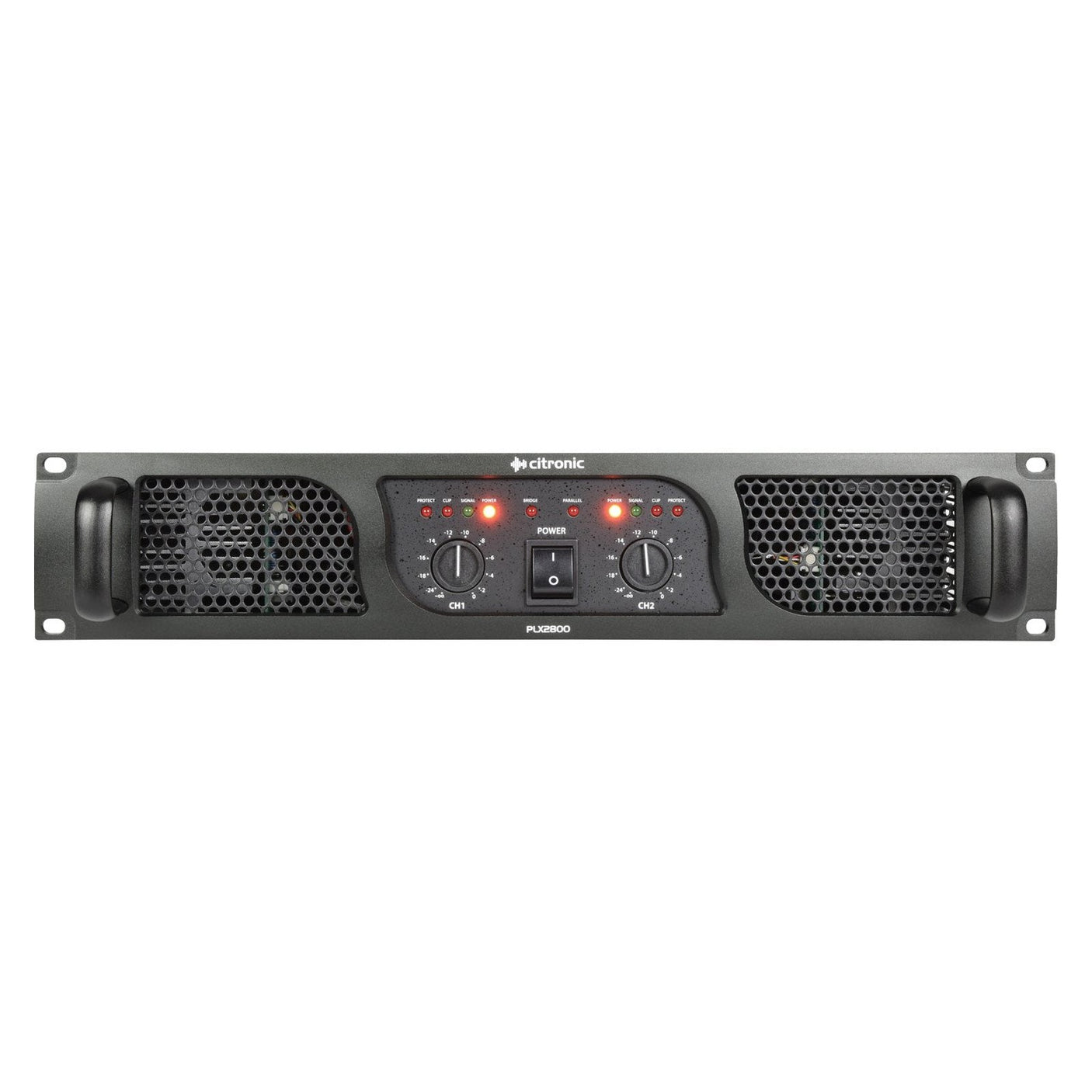 Citronic PLX2800 2-Channel Power Amplifier - 2 x 1400W @ 2Ω 1