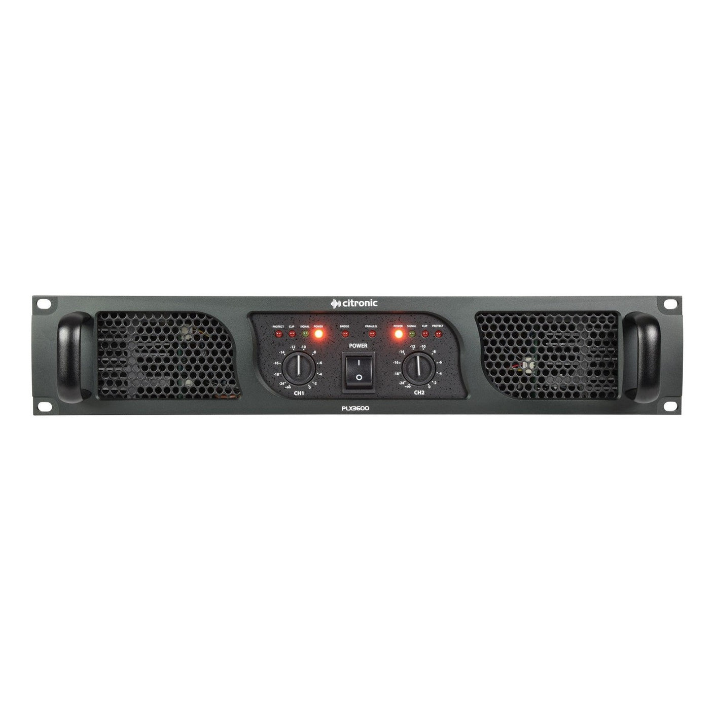Citronic PLX3600 2-Channel Power Amplifier - 2 x 1800W @ 2Ω 1