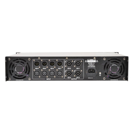 Citronic QP2320 4-Channel Power Amplifier – 4 x 580W @ 2Ω 2