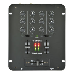 Citronic PRO-2 MKII 2-Channel DJ Mixer 1