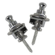 Chord SL2 Strap Locks for Guitar - Set of 2 Black or Chrome 1