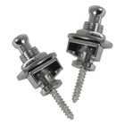 Chord SL2 Strap Locks for Guitar - Set of 2 Black or Chrome 7