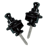 Chord SL2 Strap Locks for Guitar - Set of 2 Black or Chrome 6