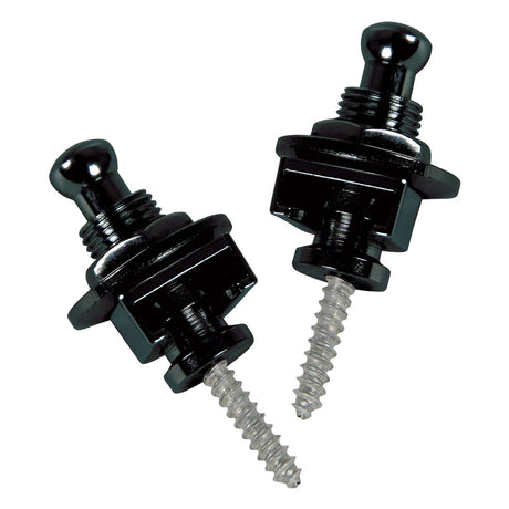 Chord SL2 Strap Locks for Guitar - Set of 2 Black or Chrome 6