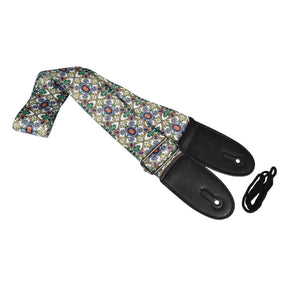 Chord Deluxe Printed Design Guitar Strap - Multi-Colour Floral STP-MFL2 1